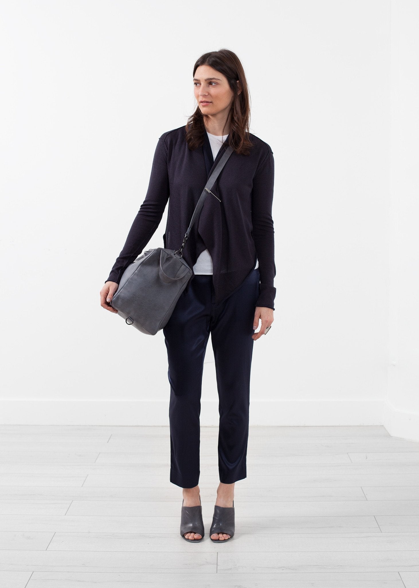 Draped Neck Cardigan (6707088851038)