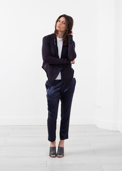 Draped Neck Cardigan (6707088851038)