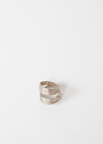 Silver Coil Ring in Sterling (6707104645214)