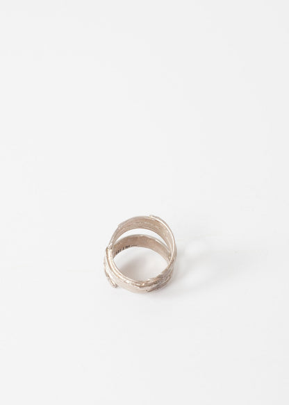 Silver Coil Ring in Sterling (6707104645214)