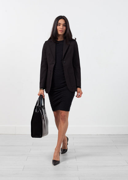 Double Pocket Blazer in Black (6707090227294)