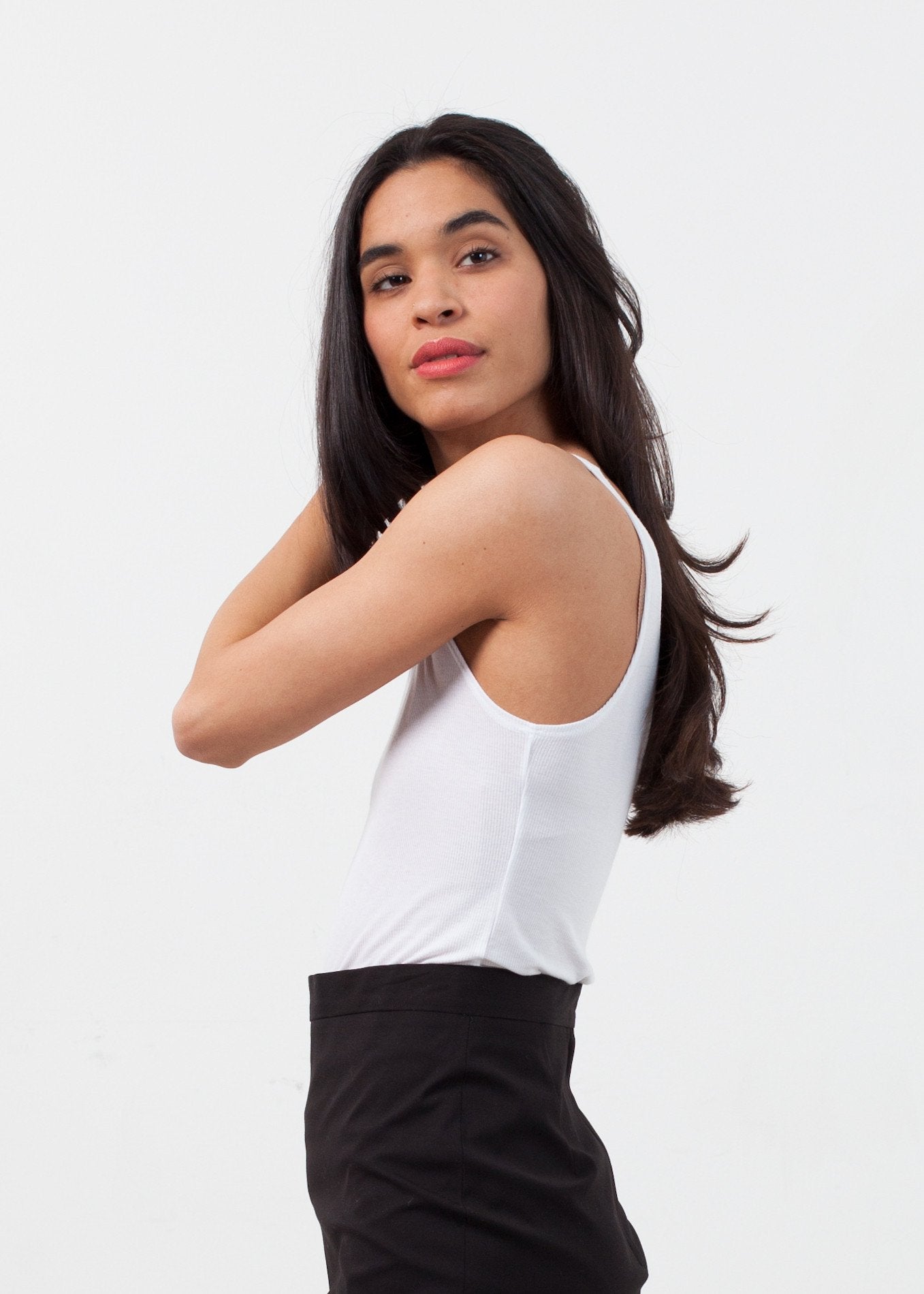 Feather Ribbed Tank (6707066536030)