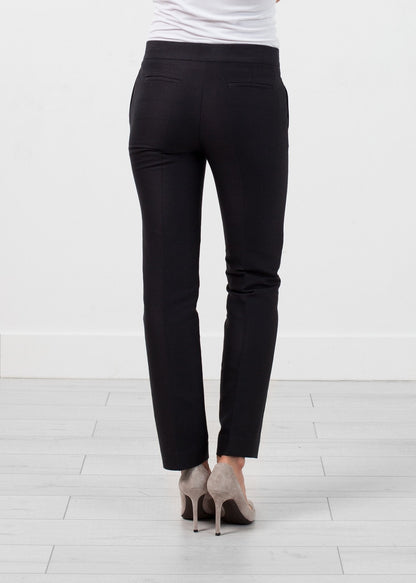 Straight Seam Trouser in Black (6707090128990)