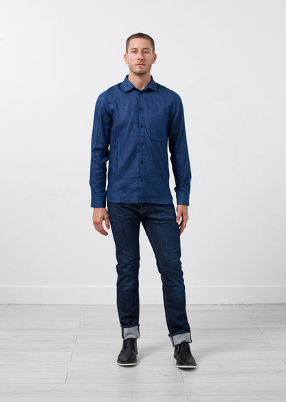 Casual Indigo Shirt (6707060867166)