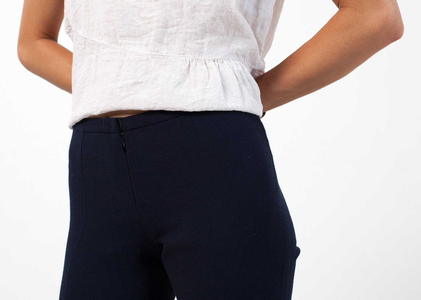 Wool Crepe Pant (6707059359838)