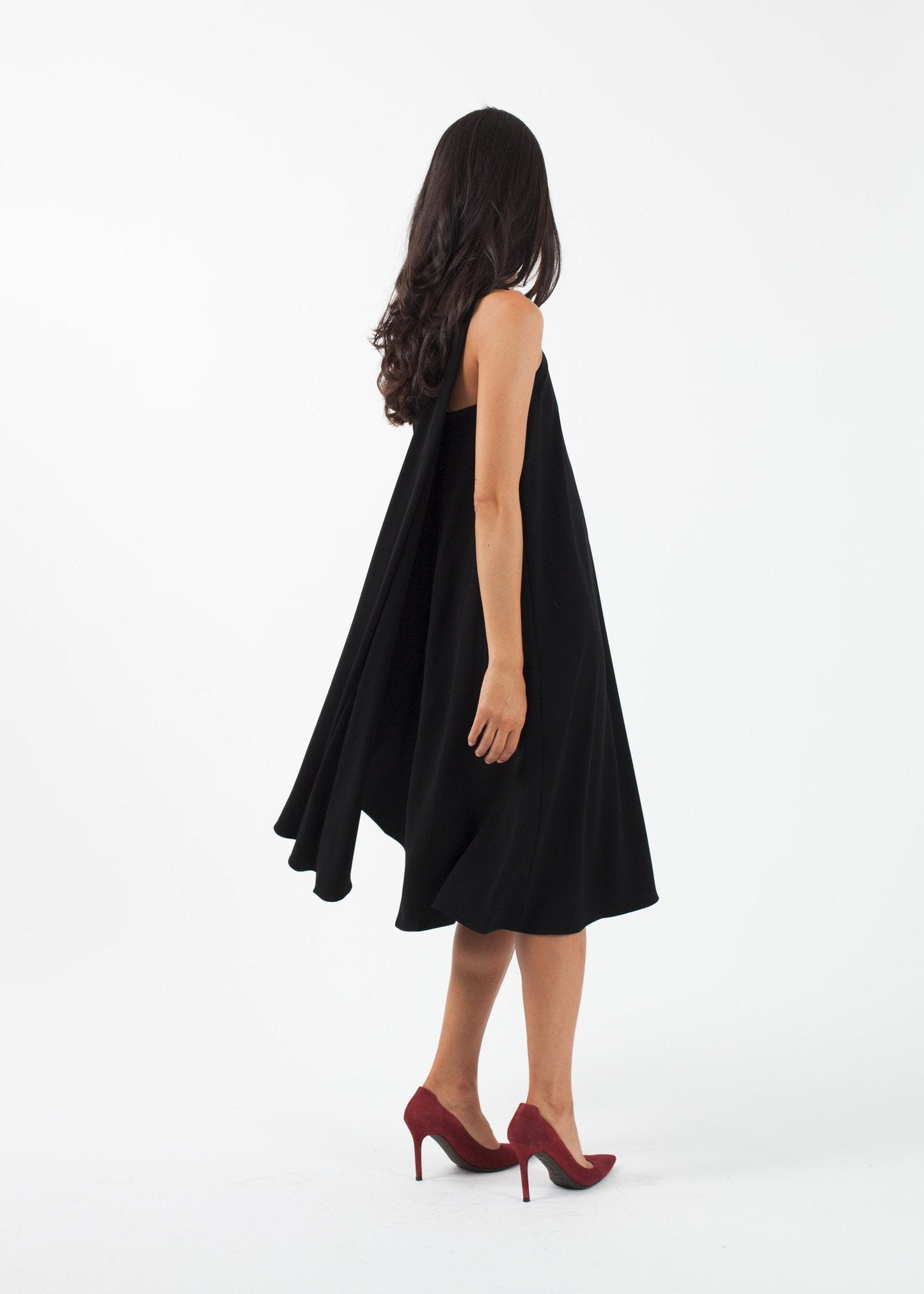 Cape Dress (6707057786974)