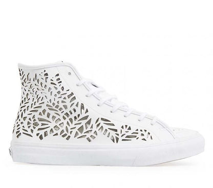 VANS | SK8-HI DECON (CUTOUT)| LEAVES/WHITE (6589214130270)