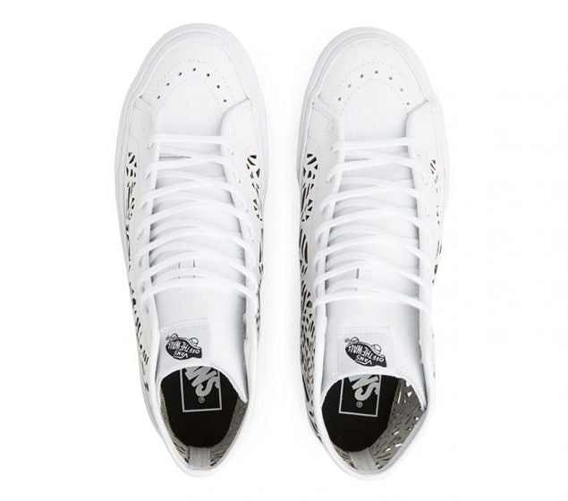 VANS | SK8-HI DECON (CUTOUT)| LEAVES/WHITE (6589214130270)
