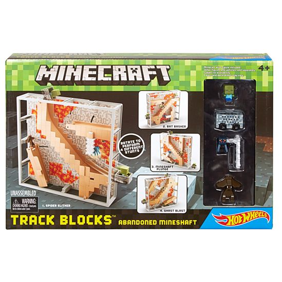 Minecraft Hot Wheels Track Blocks Abandoned Mineshaft Play Set (6589221699678)