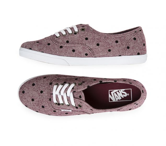 VANS |AUTHENTIC | LO PRO | BURGANDY/WHITE (6636813156446)