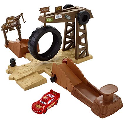 Disney Pixar Cars Smokey's Tractor Challenge Playset (6589227040862)