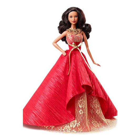 2014 Holiday Barbie Ornament African-American (6589232316510)