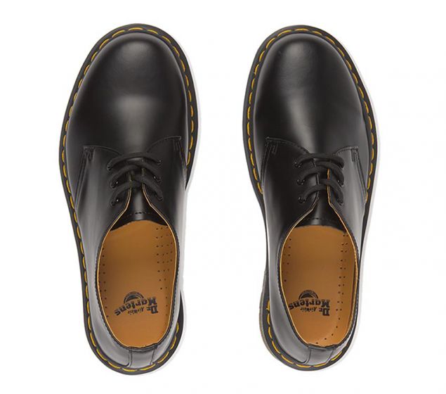 DR MARTENS | 1461 DMC 3-EYE SHOE | BLACK SMOOTH (6589214589022)