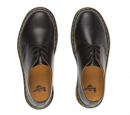 DR MARTENS | 1461 DMC 3-EYE SHOE | BLACK SMOOTH (6617444548702)