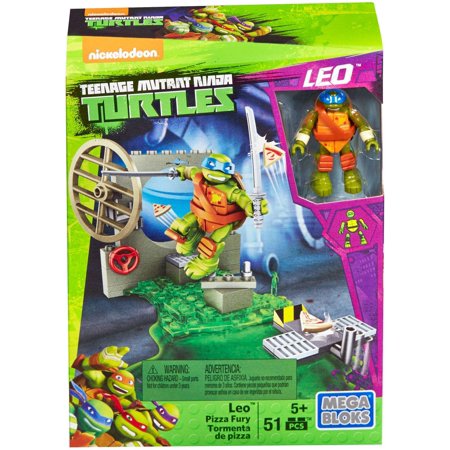 Mega Bloks Teenage Mutant Ninja Turtles Leo Pizza Fury Playset (6589229301854)