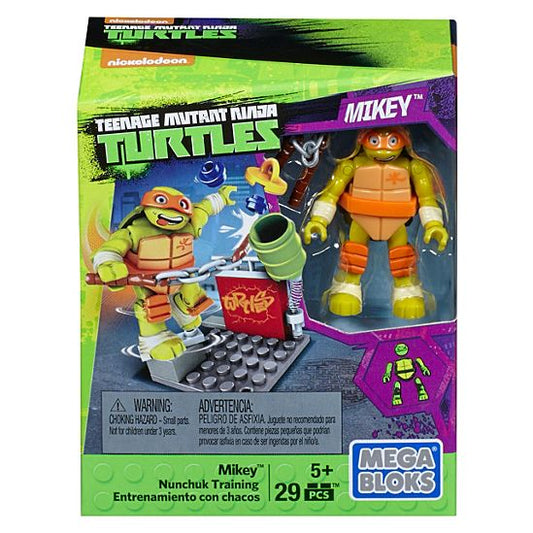 Mega Bloks Teenage Mutant Ninja Turtles Mikey Nunchuk Training (6589229170782)