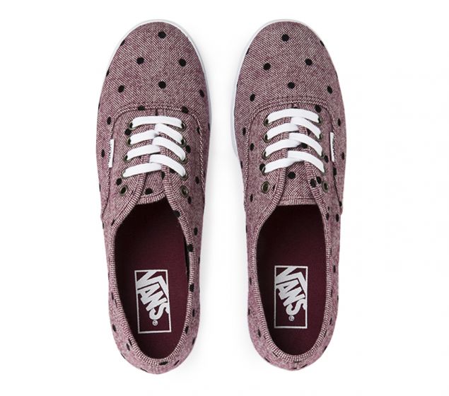VANS |AUTHENTIC | LO PRO | BURGANDY/WHITE (6589213999198)