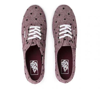 VANS |AUTHENTIC | LO PRO | BURGANDY/WHITE (6617443336286)