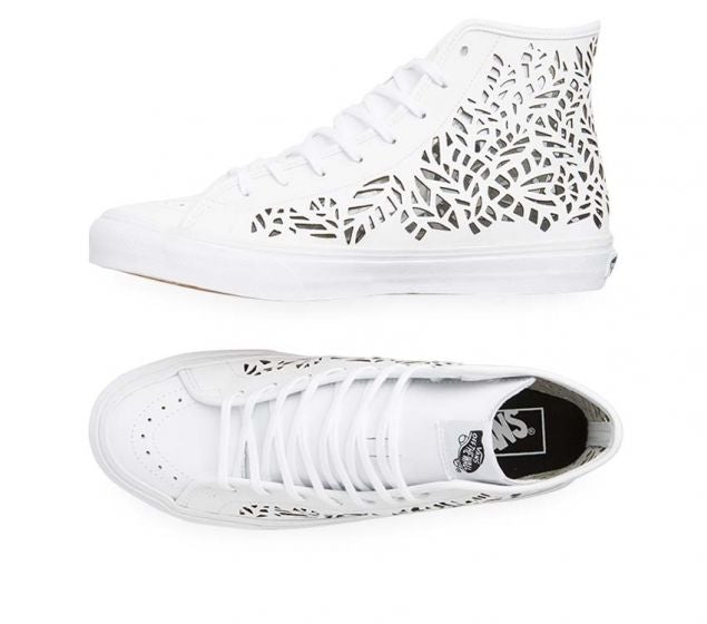 VANS | SK8-HI DECON (CUTOUT)| LEAVES/WHITE (6589214130270)