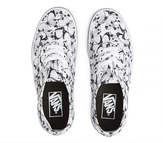 VANS | AUTHENTIC (BUTTERFLY) TRUE | WHITE / BLACK (6636813287518)