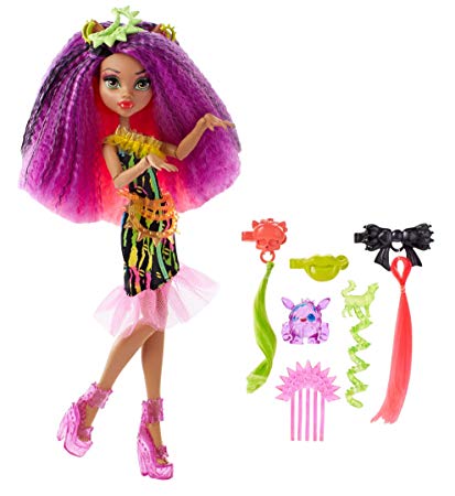 Monster High Electrified Monstrous Hair Ghouls Clawdeen Wolf Doll (6589230809182)
