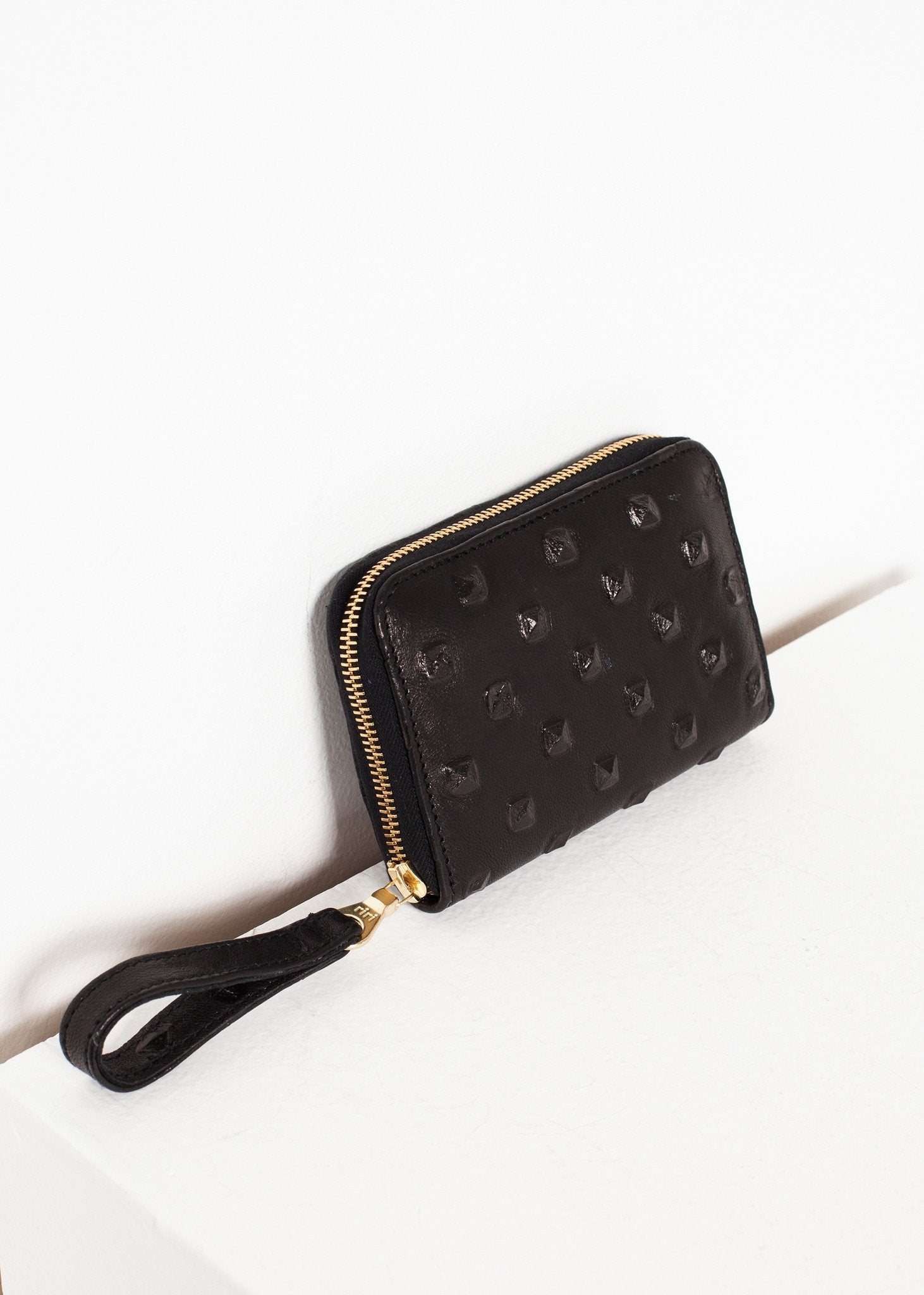 Elodie Leather Wallet in Black (6707093045342)