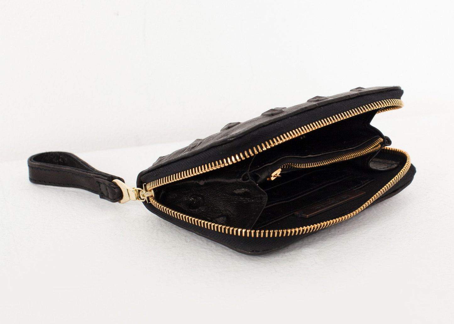 Elodie Leather Wallet in Black (6707093045342)