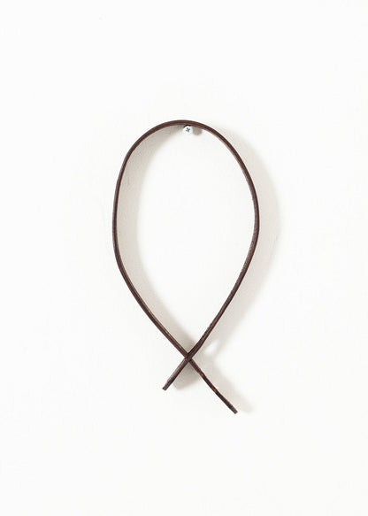 Buckle-less Belt in Brown (6707093667934)