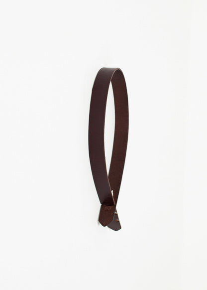 Buckle-less Belt in Brown (6707093667934)
