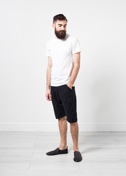 Comfort Tee in White Wool Blend (6707094978654)