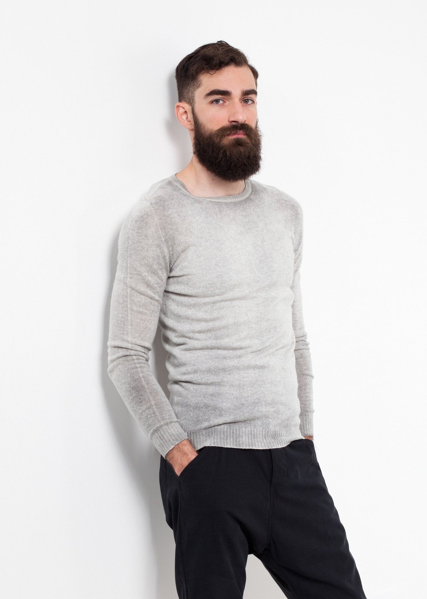 Mottled Cashmere Crewneck (6707081150558)