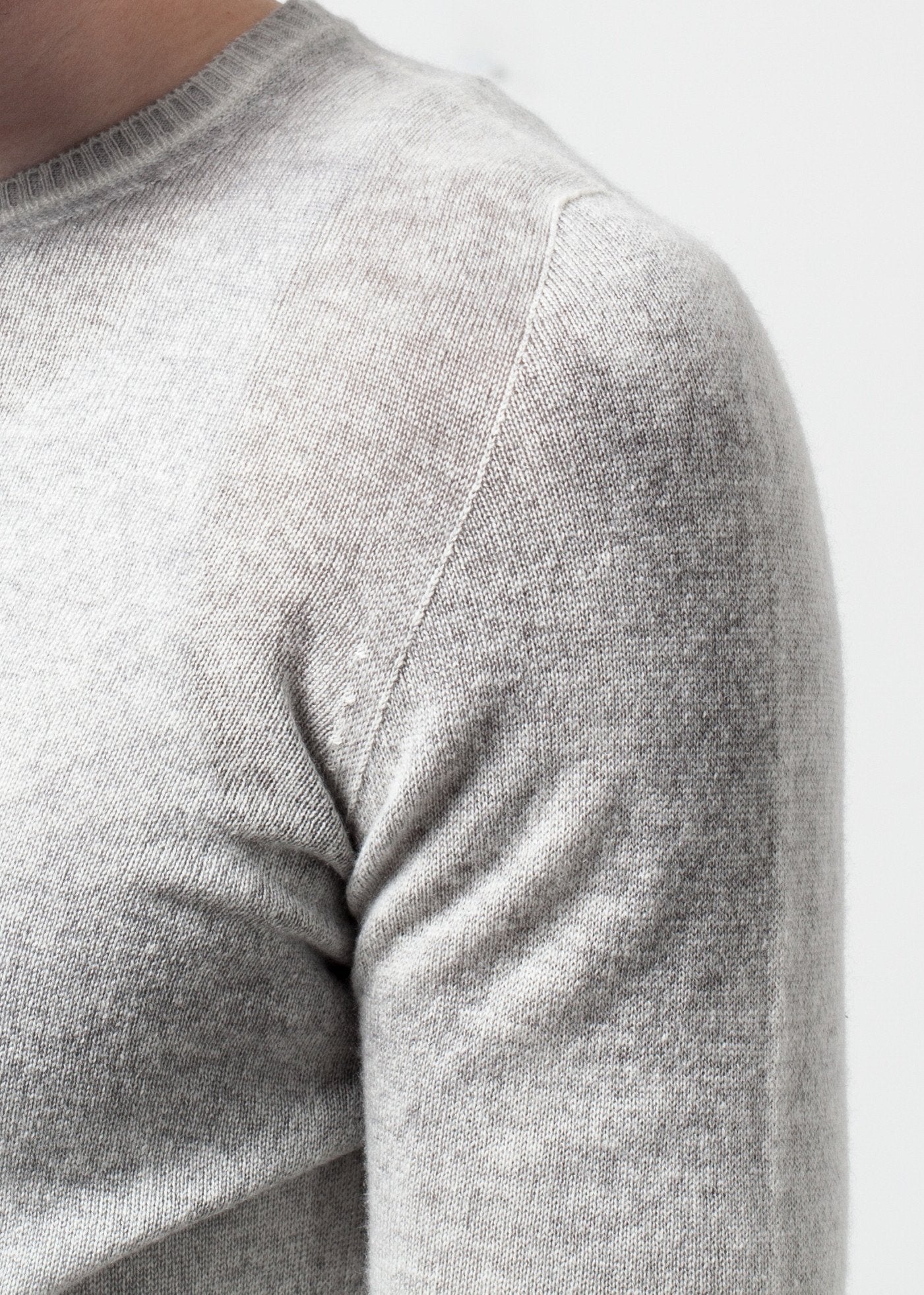 Mottled Cashmere Crewneck (6707081150558)