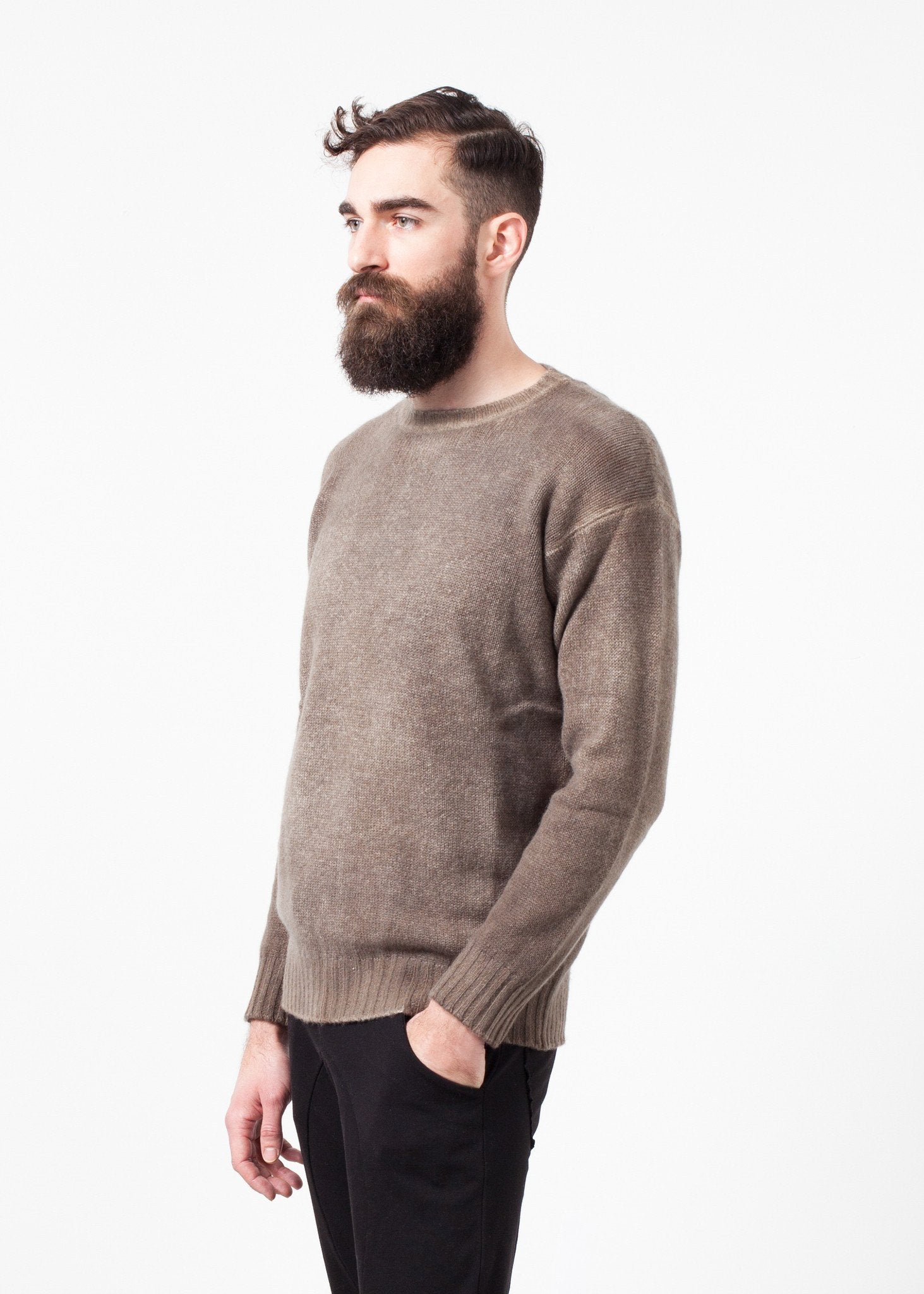 Knitted Cashmere Pullover (6707081511006)