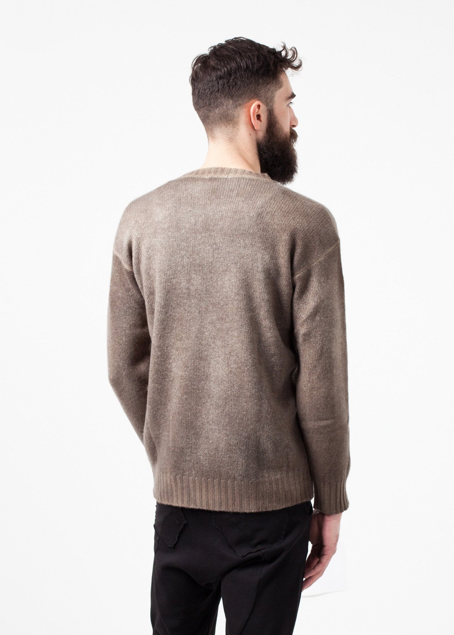 Knitted Cashmere Pullover (6707081511006)