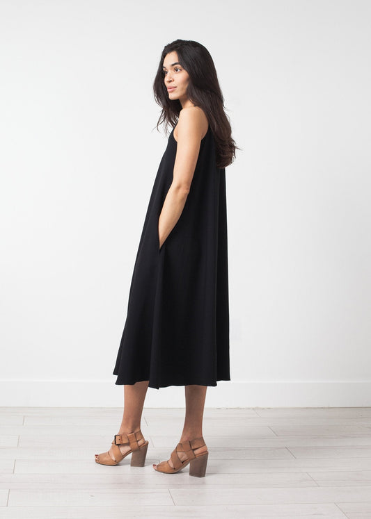 Sleeveless Flow Dress (6707092357214)