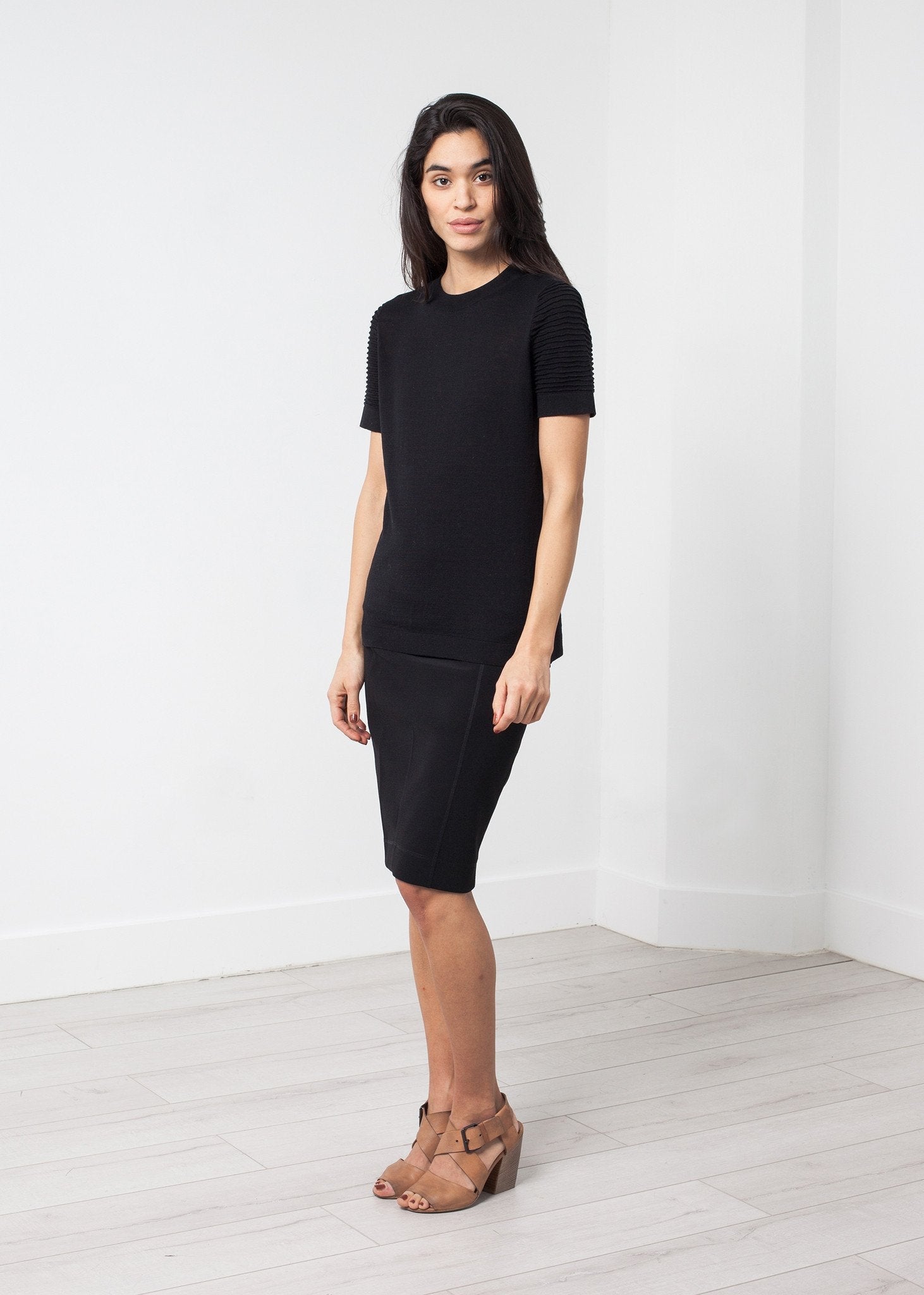 Ribbed Short Sleeve Knit (6707092684894)