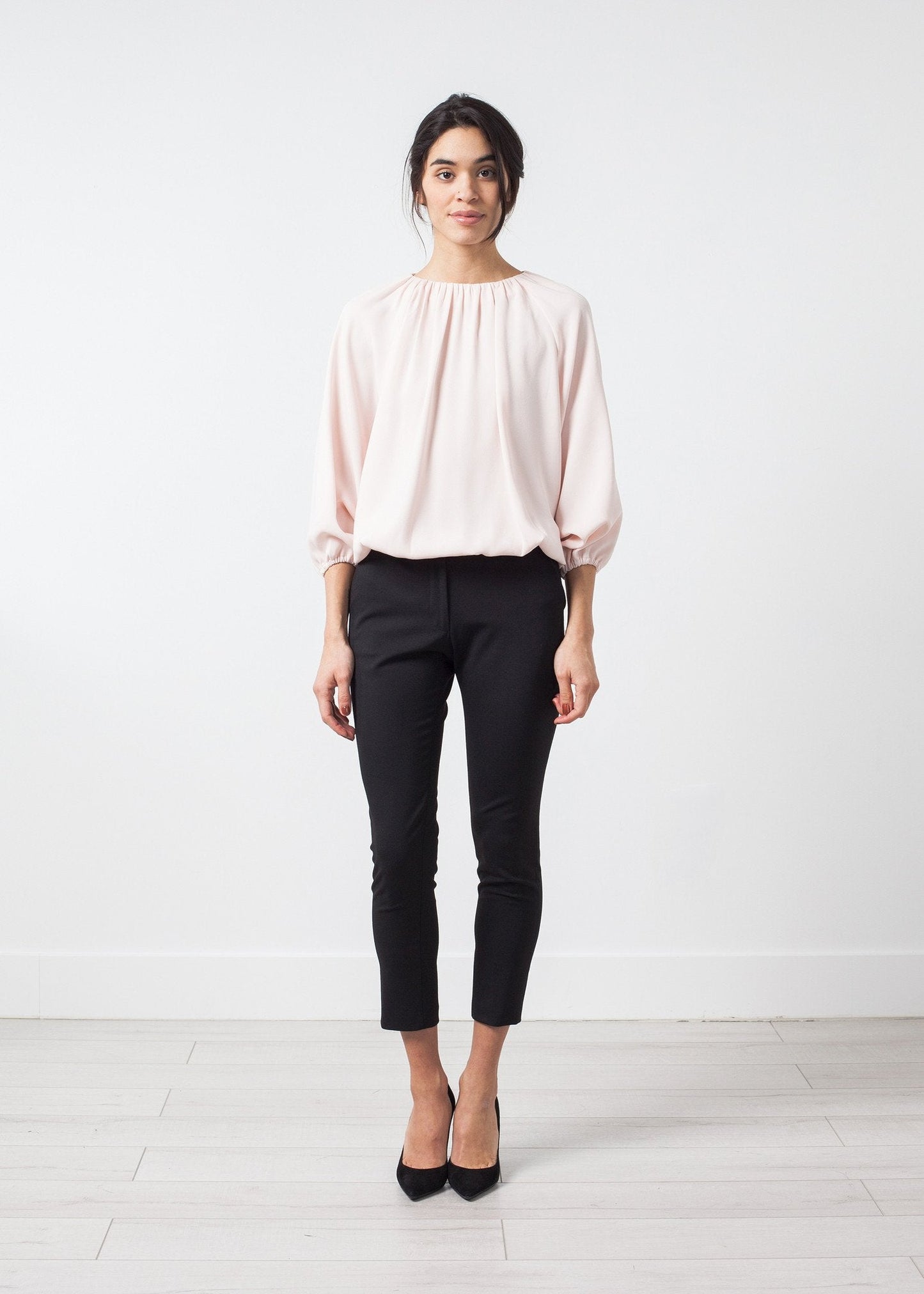 Bubble Peasant Top (6707092488286)