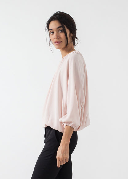 Bubble Peasant Top (6707092488286)