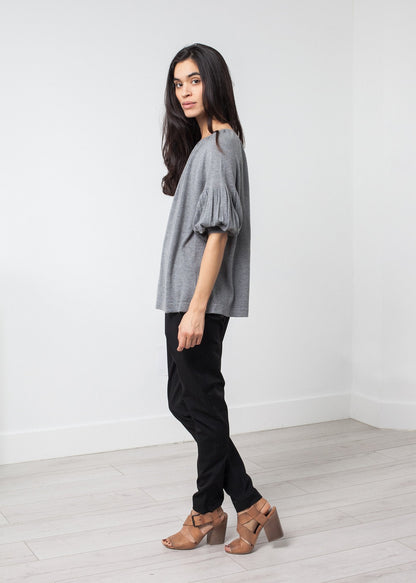 Cashmere Puff Sleeve Knit (6707092652126)