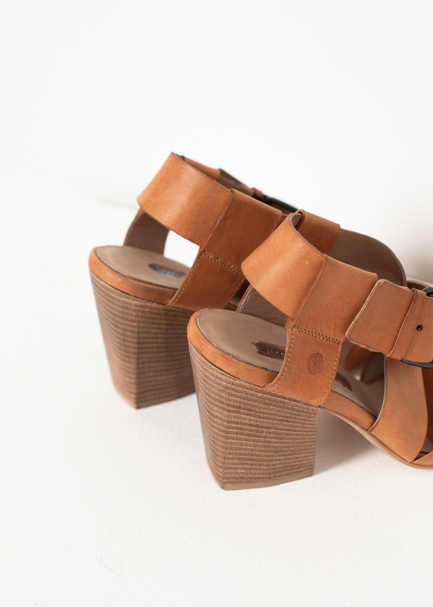 Buckle Strap Heel in Brown (6707094093918)
