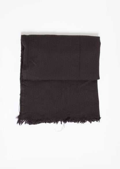 Simple Scarf in Old Black (6707084197982)