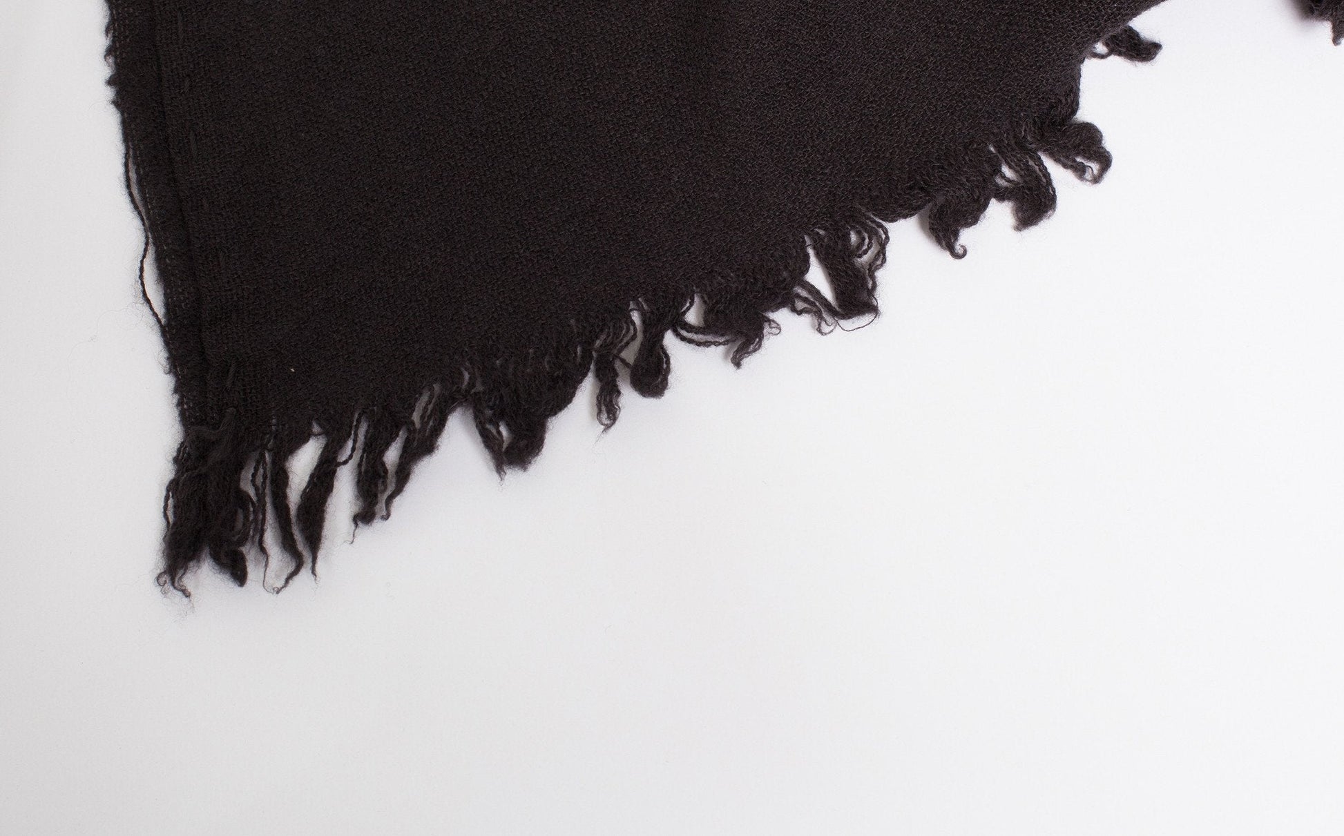 Simple Scarf in Old Black (6707084197982)