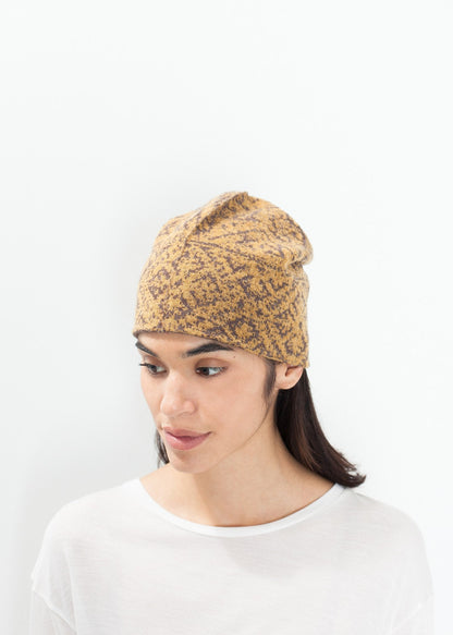 Reversible Beanie in Amber (6707103793246)