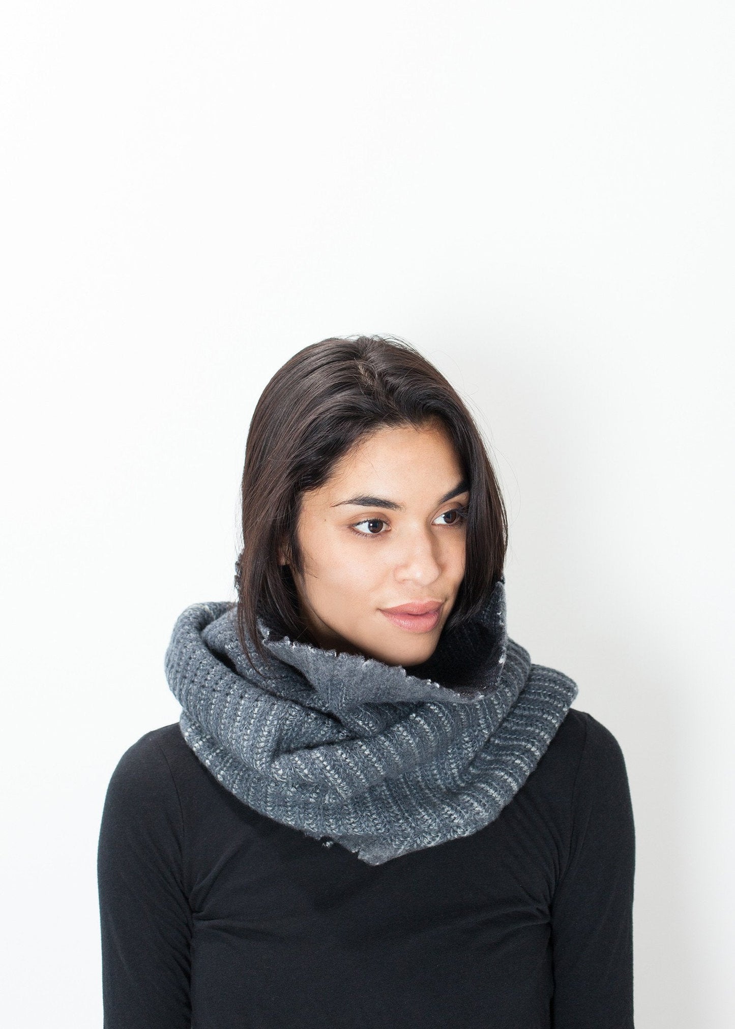 Knit Neck Warmer in Grey (6707101859934)