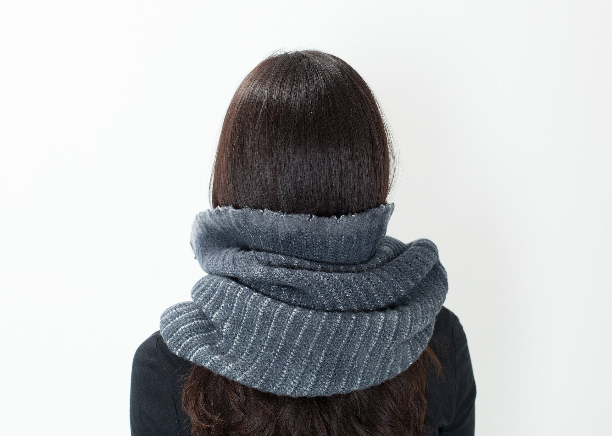 Knit Neck Warmer in Grey (6707101859934)