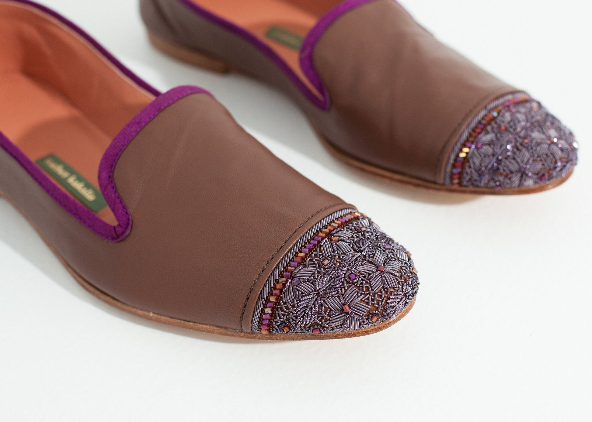 Bizi Cap Toe Loafer in Rose/Aubergine (6707105136734)