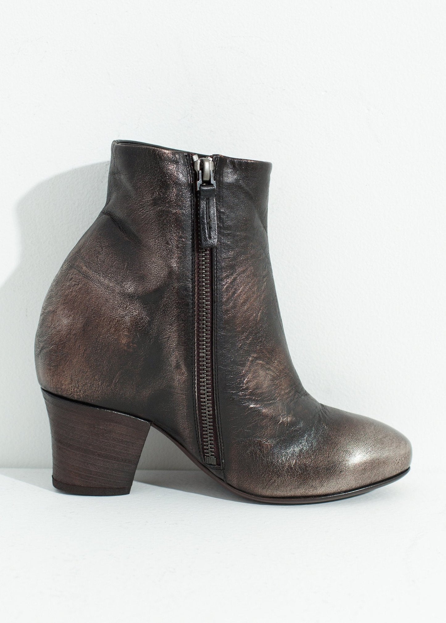 Scavata Ankle Boot in Bronze (6707097829470)