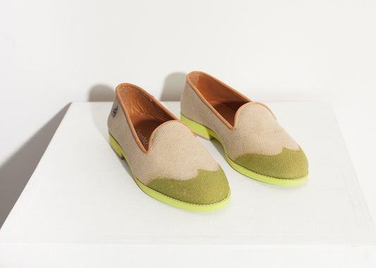 Wingtip Loafer in Lime (6707106512990)