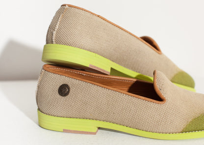 Wingtip Loafer in Lime (6707106512990)