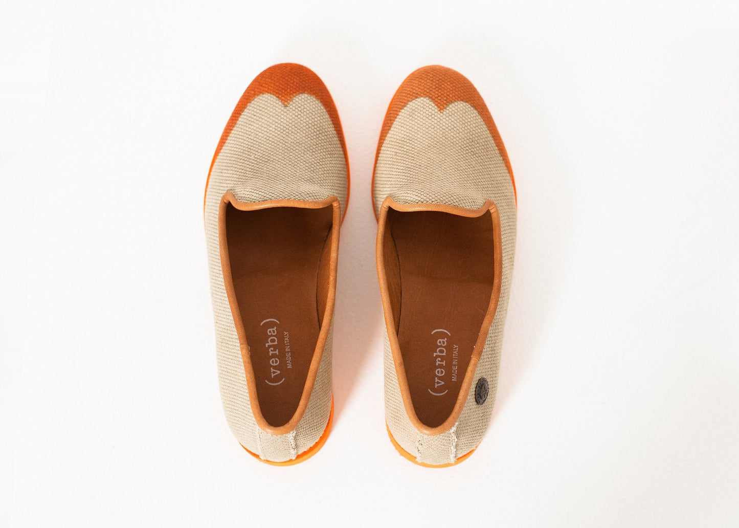 Wingtip Loafer in Orange (6707106545758)